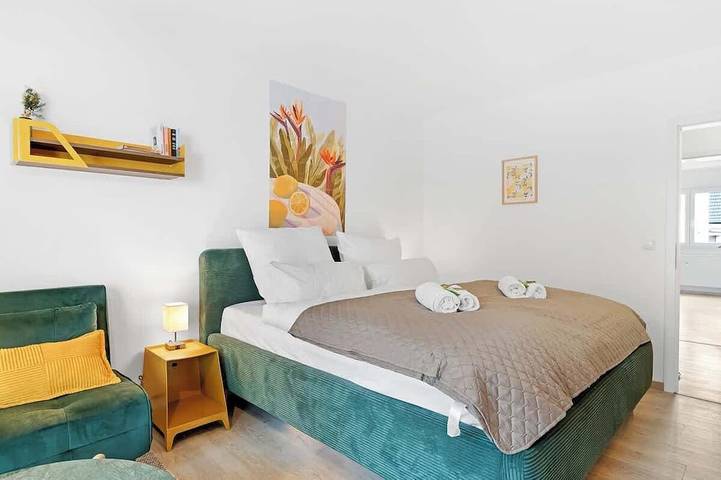 Ganze Wohnung, 2Sz - Sap Arena & Maimarkt - Private Parkplätze in Mannheim, Kurpfalz