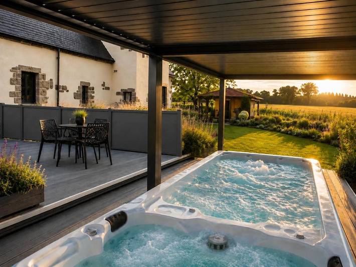 Maison d’hôte pour 2 personnes, avec sauna et jacuzzi ainsi que jardin et piscine dans le Finistère - 2