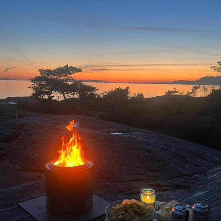 Ferienhaus für 7 Personen, mit Terrasse und Garten sowie Ausblick in Strand (Rogaland)