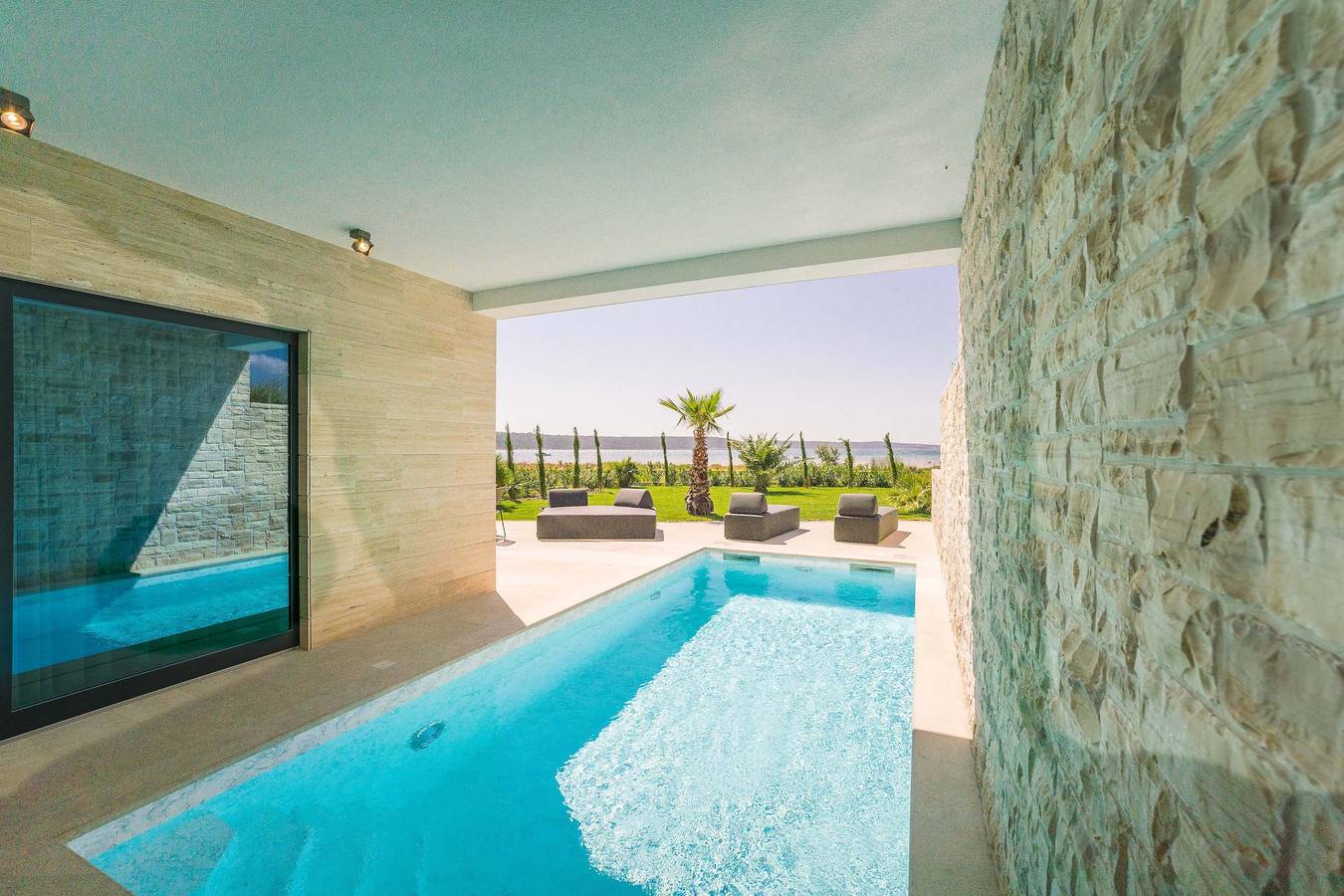 "Villa Ljubac Seaside" nearby Zadar - Crovillas in Ljubac, Zadar