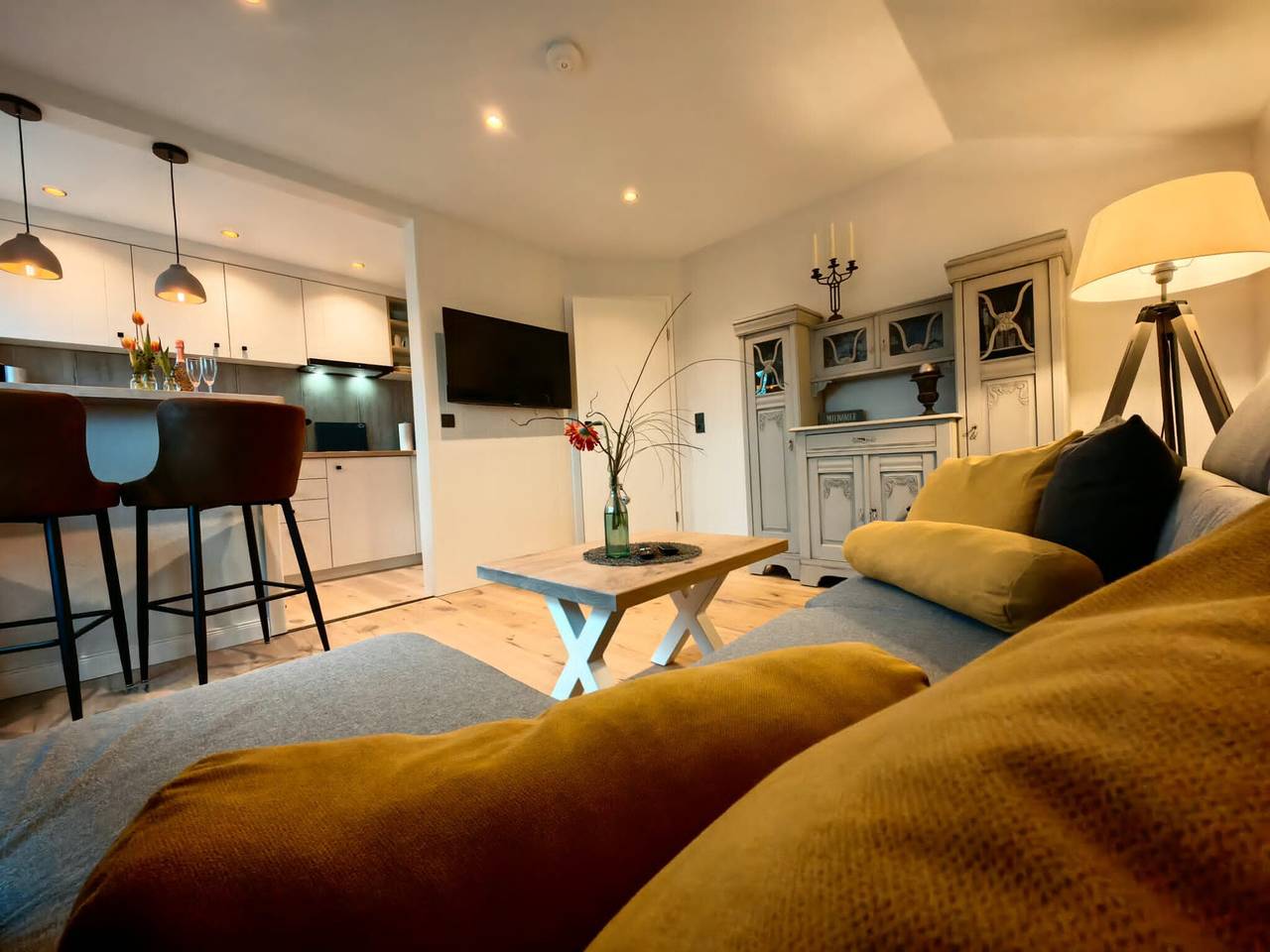 Ganze Wohnung, Ferienwohnung 'Nord-ostseeglück' mit Balkon und Wlan in Ladelund, Grünes Binnenland