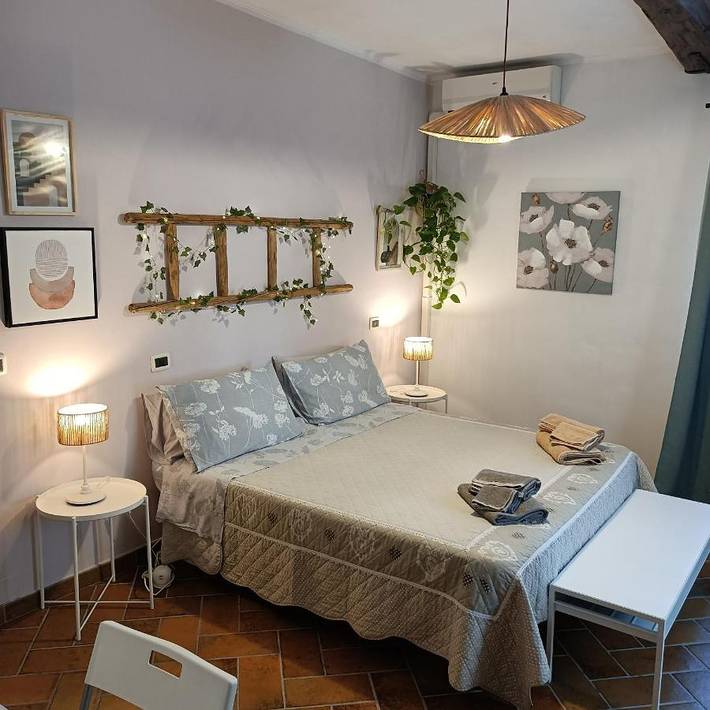 Casa vacanza per 3 persone, con giardino e panorama in Budrio