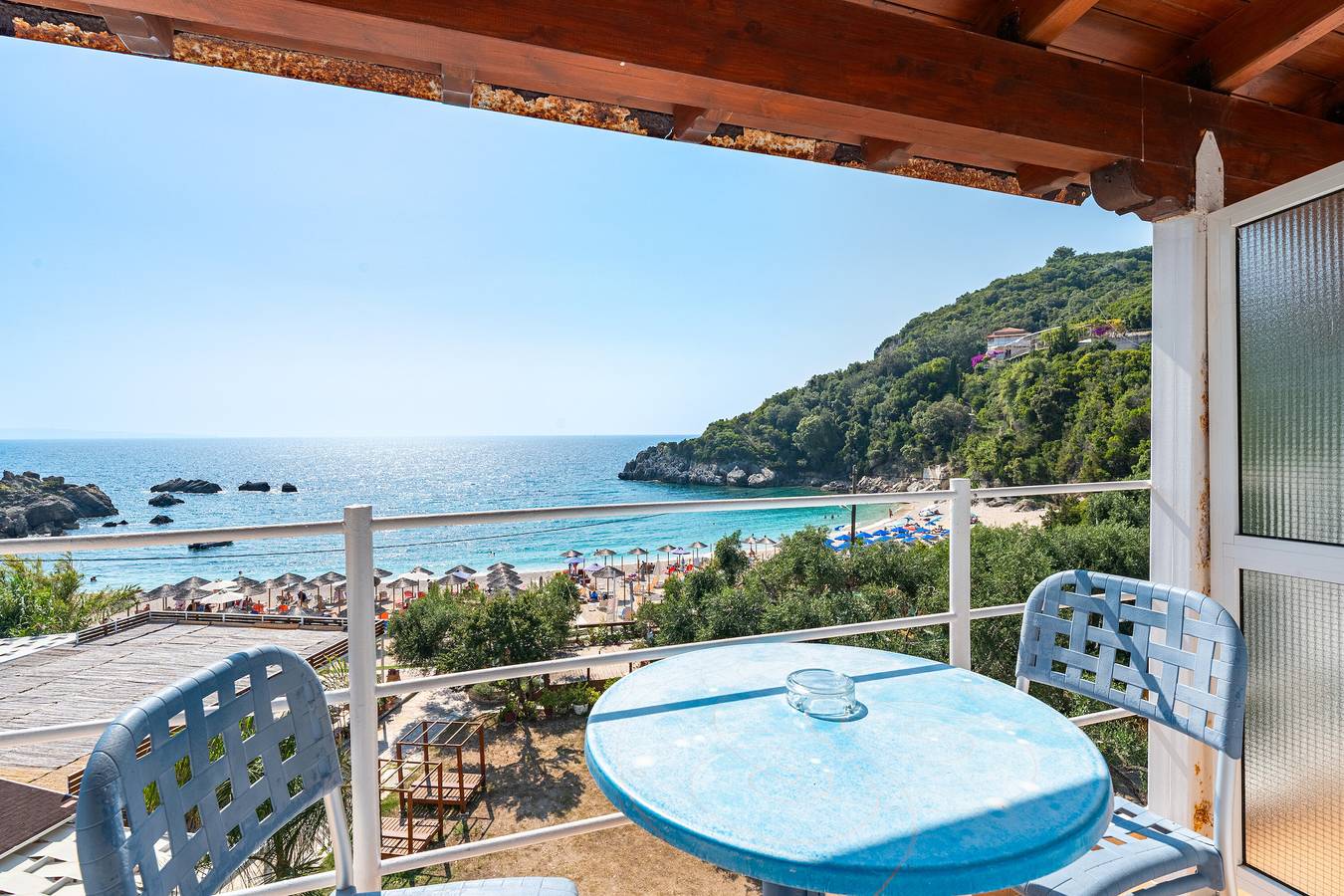 Studio Apartment 'Alex Bar Apartment 11' with Sea View, Wi-Fi and Air Conditioning in Sarakiniko Beach, Preveza regional unit