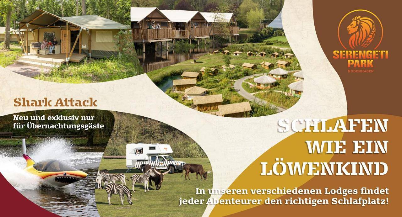 Serengeti Park Resort in Hodenhagen, Aller-Leine-Tal