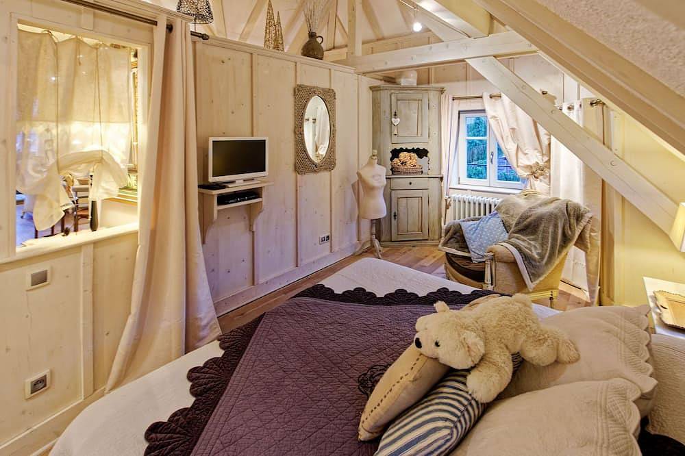 Ganze Wohnung, Der Weißstorch ***** - Ausgefallene Loft-Apartment mit spektakulärer Aussicht. in Riquewihr, Regionaler Naturpark Belchen der Vogesen