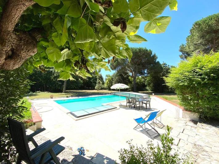Location de vacances pour 8 personnes, avec jardin ainsi que piscine et vue à Montech - 4