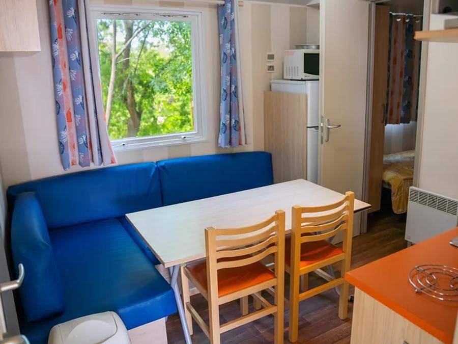 Camping Parc Bellevue Cannes - Casa mobile 5 persone - Aqua 2 camere da letto 4 Adulti e 1 bambino Terrazza semi-coperta Aria condizionata Tv in La Bocca, Cannes