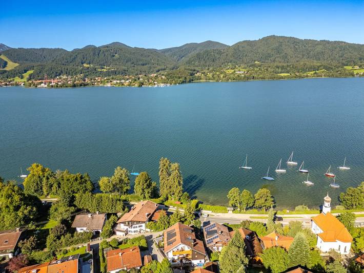 Ferienwohnung für 4 Personen, mit Ausblick und Seeblick sowie Terrasse in Gmund - 3