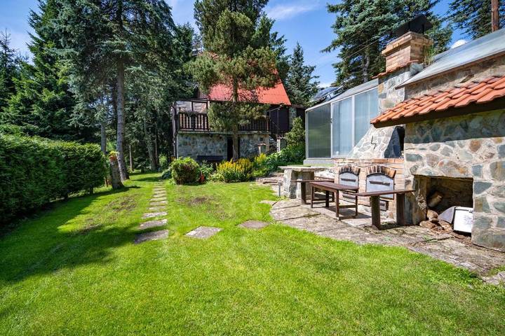 Chalet für 7 Personen, mit Pool und Ausblick sowie Terrasse, mit Haustier im Erzgebirge (Tschechien)