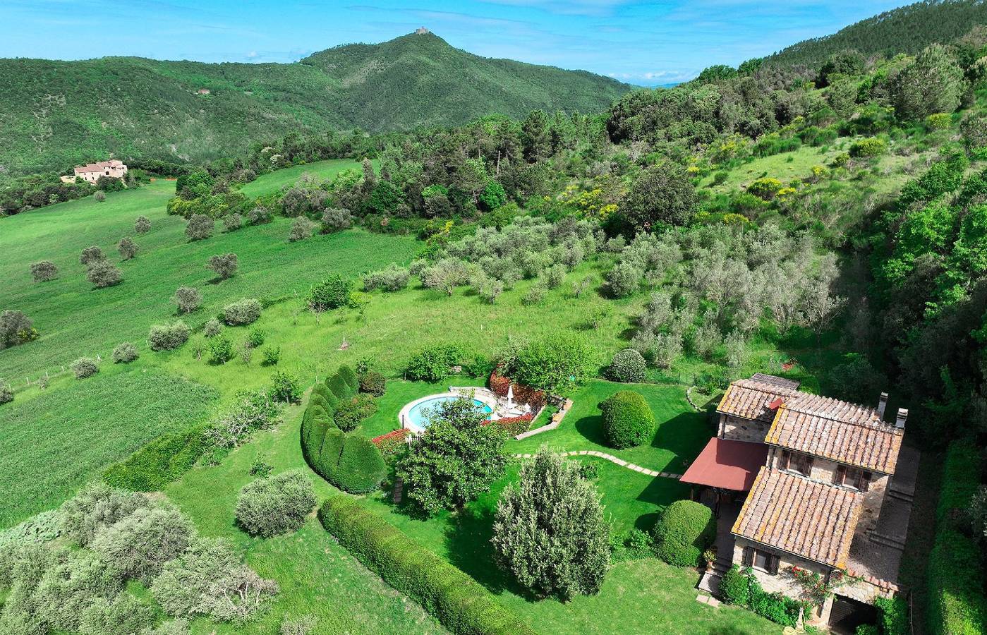 Tuscan Villa' estate with private pool in Pomarance, Riserva Naturale di Monterufoli