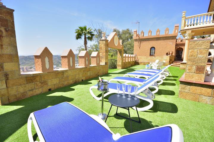 Finca für 15 Personen, mit Pool und Garten sowie Meerblick in Malaga - 3