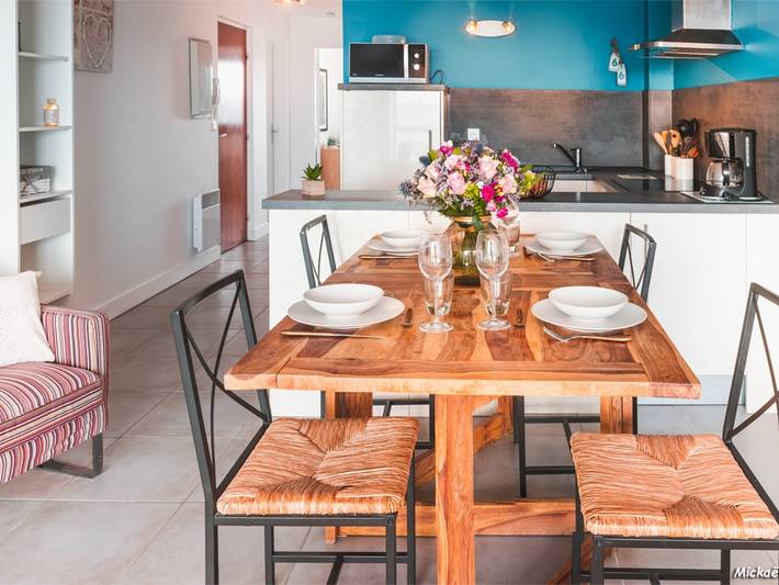 Gîte pour 4 personnes, avec balcon dans Lomener - 2