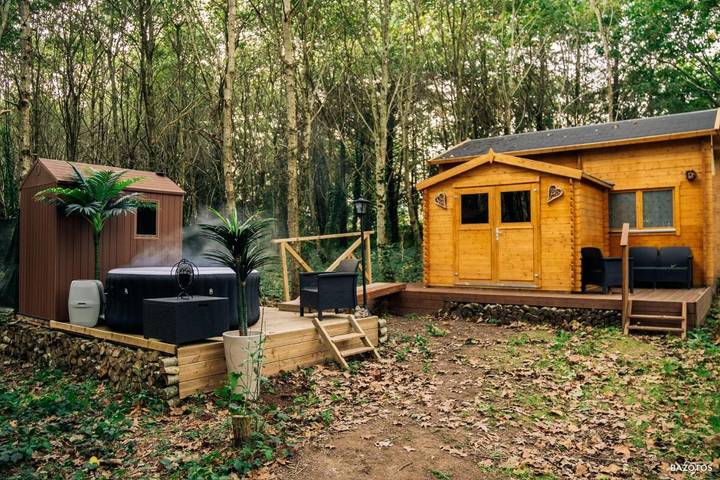 Location de vacances pour 5 personnes, avec Jacuzzi et Terrasse ainsi que Jardin et Bassin pour enfant à Saint-Évarzec