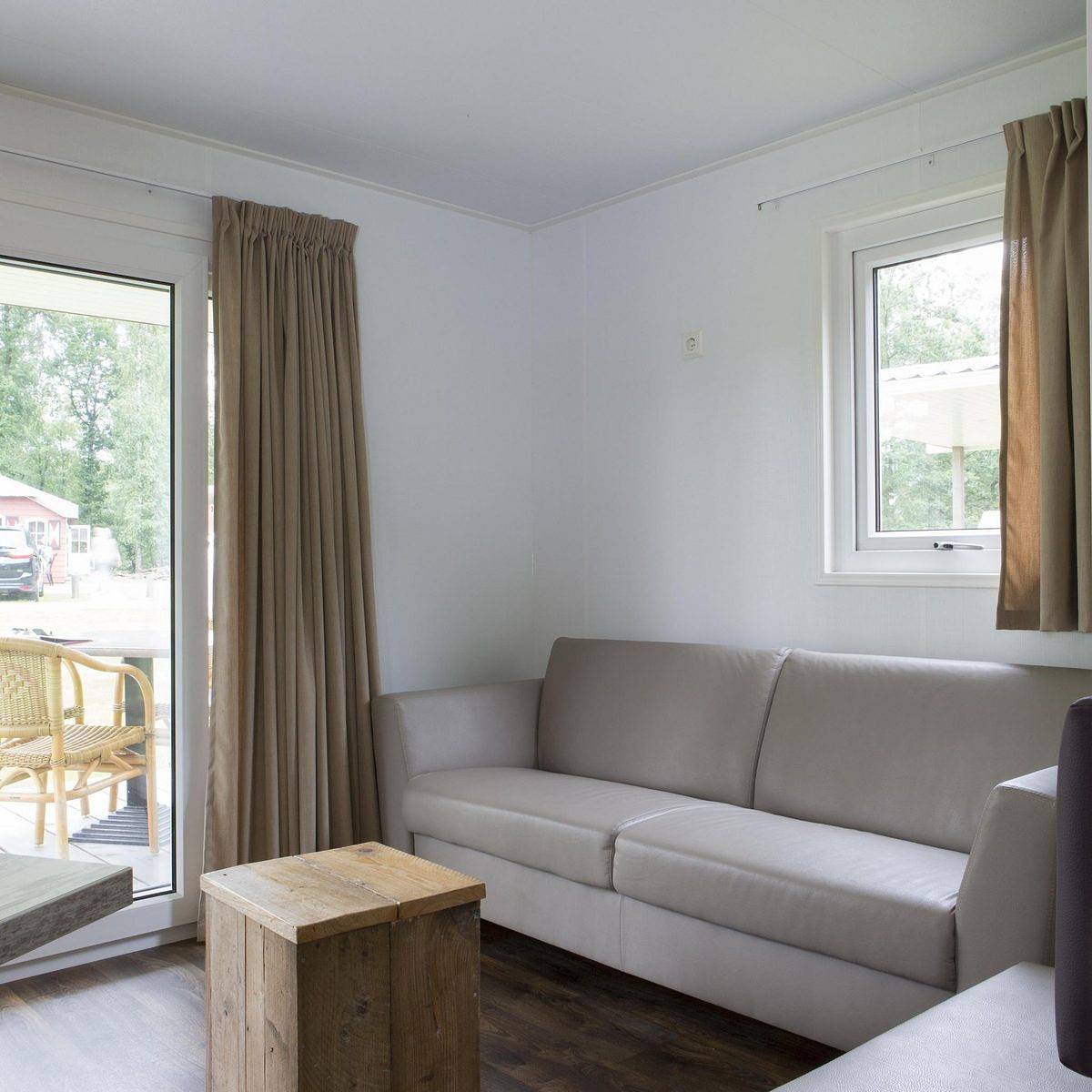 4 persoons Boslodge op een vakantiepark nabij Hoenderloo op de Veluwe in Hoge Veluwe