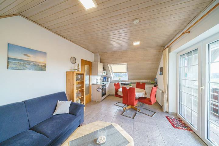 Ferienwohnung für 4 Personen, mit Balkon und Terrasse sowie Garten in Otterndorf
