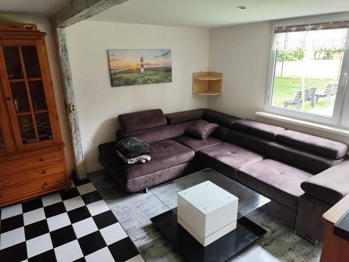 Ferienwohnung für 4 Personen, mit Terrasse und Garten sowie Ausblick