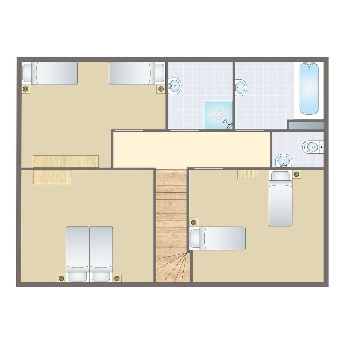 Bungalow für 8 Personen mit Terrasse in Oostmahorn, Lauwersmeer