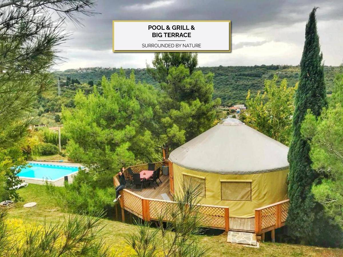 Tent with Round Bed in Piran, Slovene Riviera