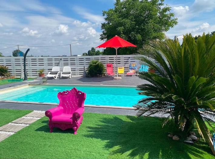 Appartamento per 4 persone, con Idromassaggio e Terrazza nonché Giardino e Piscina a Bentivoglio