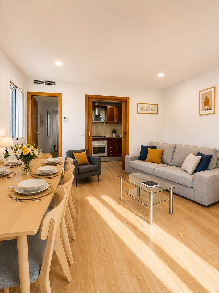 Appartamento intero, Appartamento vacanze per 5 persone con balcone in Sitges, Garraf