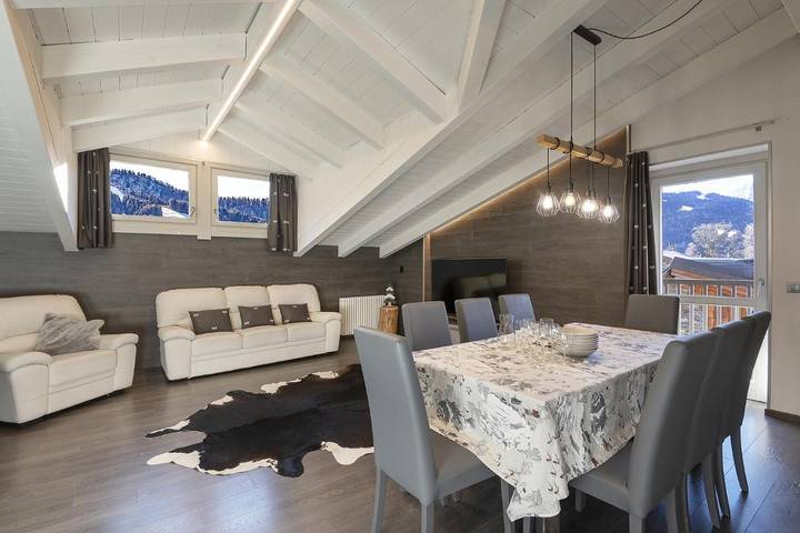 Appartamento vacanze per 8 persone, con balcone e sauna nonché panorama - 1