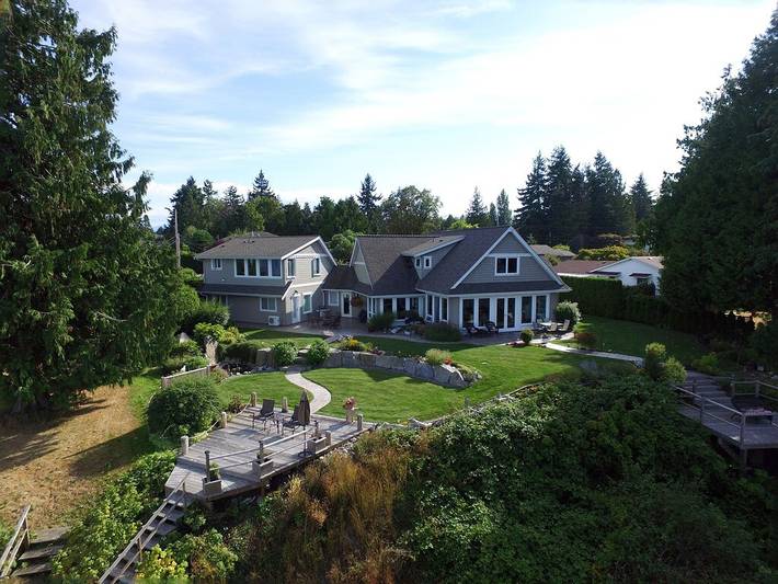 Vakantiehuis voor 2 personen, met terras en tuin op Vancouvereiland