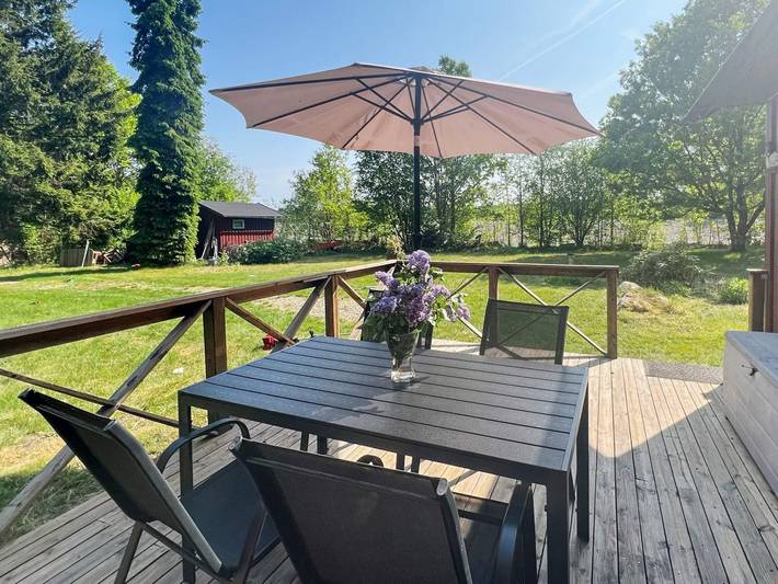 Ferienhaus für 4 Personen, mit Balkon und Garten am Bolmen - 4