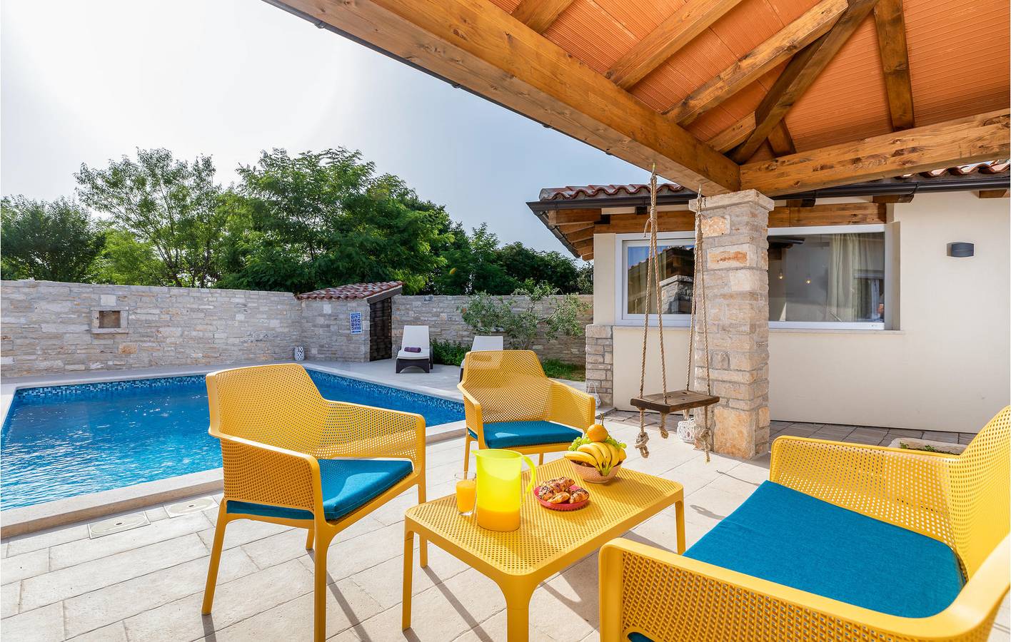 Ferienhaus für 6 Personen mit Terrasse in Žminj, Zentralistrien