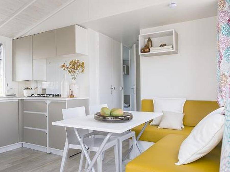 Camping Au Soleil d'Oc - Mobilhome 6 personas - Cottage Loggia 3 Dormitorios in Monceaux-sur-Dordogne, Región de Tulle