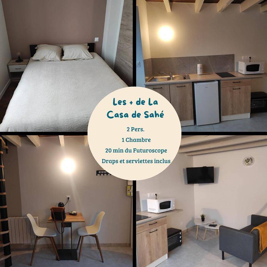 Appartement entier, One-Bedroom Apartment in Chauvigny, Vienne (France)
