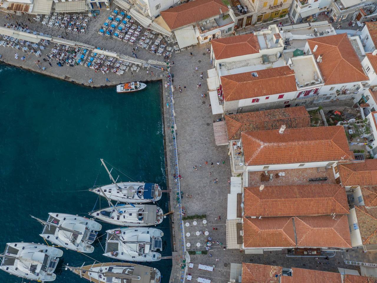 Ganze Wohnung, Mit Blick auf das Wasser in Hydra