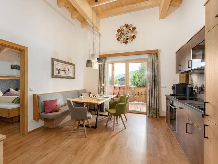 Studio für 2 Personen, mit Balkon und Terrasse in Haus