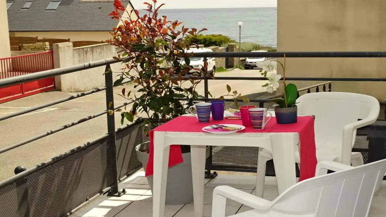 Appartement de vacances entier, Appartement de vacances pour 2 personnes avec balcon in Audierne, Côte de Cornouaille