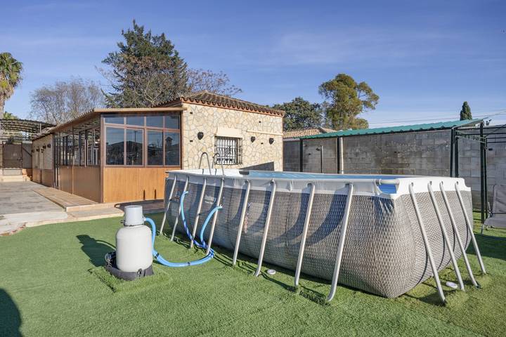 Casa rural para 9 personas, con jardín en Pueblos Blancos