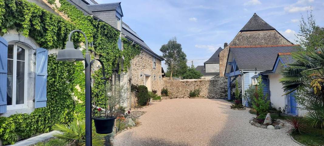 Chambre d’hôte pour 2 personnes, avec Terrasse ainsi que Jardin et Vue