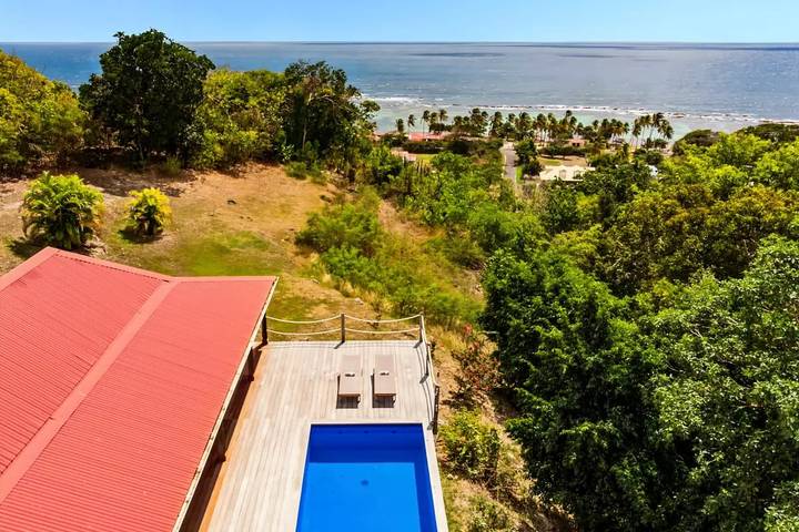 Villa pour 8 personnes, avec vue ainsi que piscine et jardin dans Marie-Galante - 2