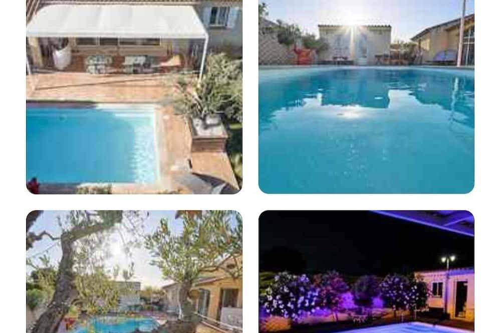 Warm and luminous studio pool house between the Alpilles and the Lubéron. in Eyguières, Arles region