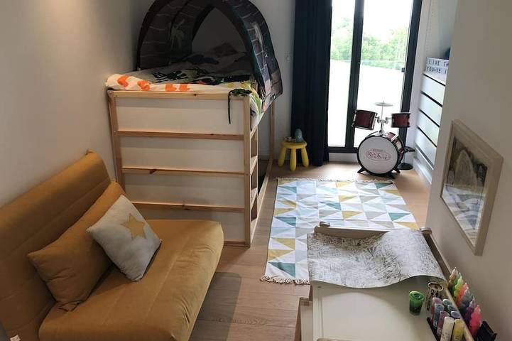 Location de vacances pour 5 personnes, avec balcon et jardin à Mouguerre - 4