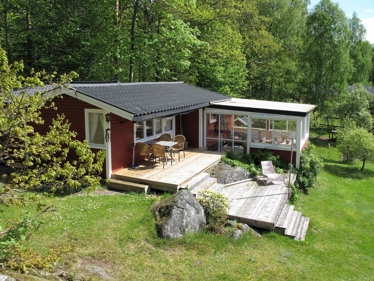 Munkhalla Morgonsolen in Langasjön
