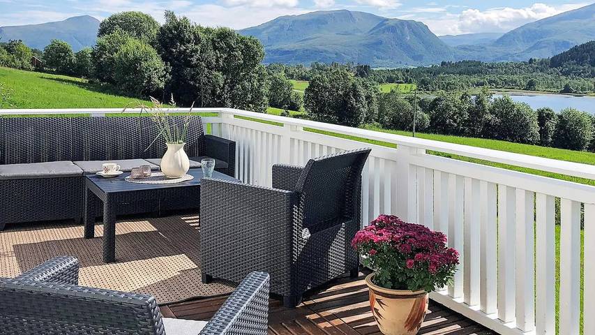 Ferienhaus für 7 Personen, mit Garten