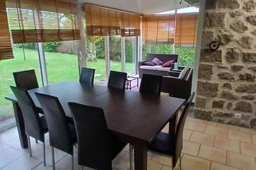Gîte pour 10 personnes, avec jardin et terrasse à Taussac