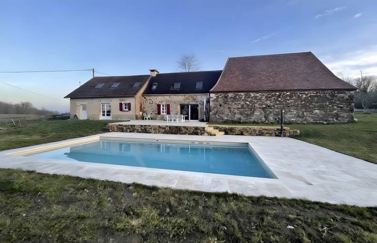 Maison de vacances pour 10 personnes, avec jardin, animaux acceptés