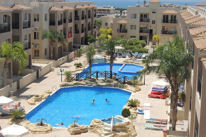 Appartement de vacances pour 4 personnes, avec balcon ainsi que piscine et jardin - 1