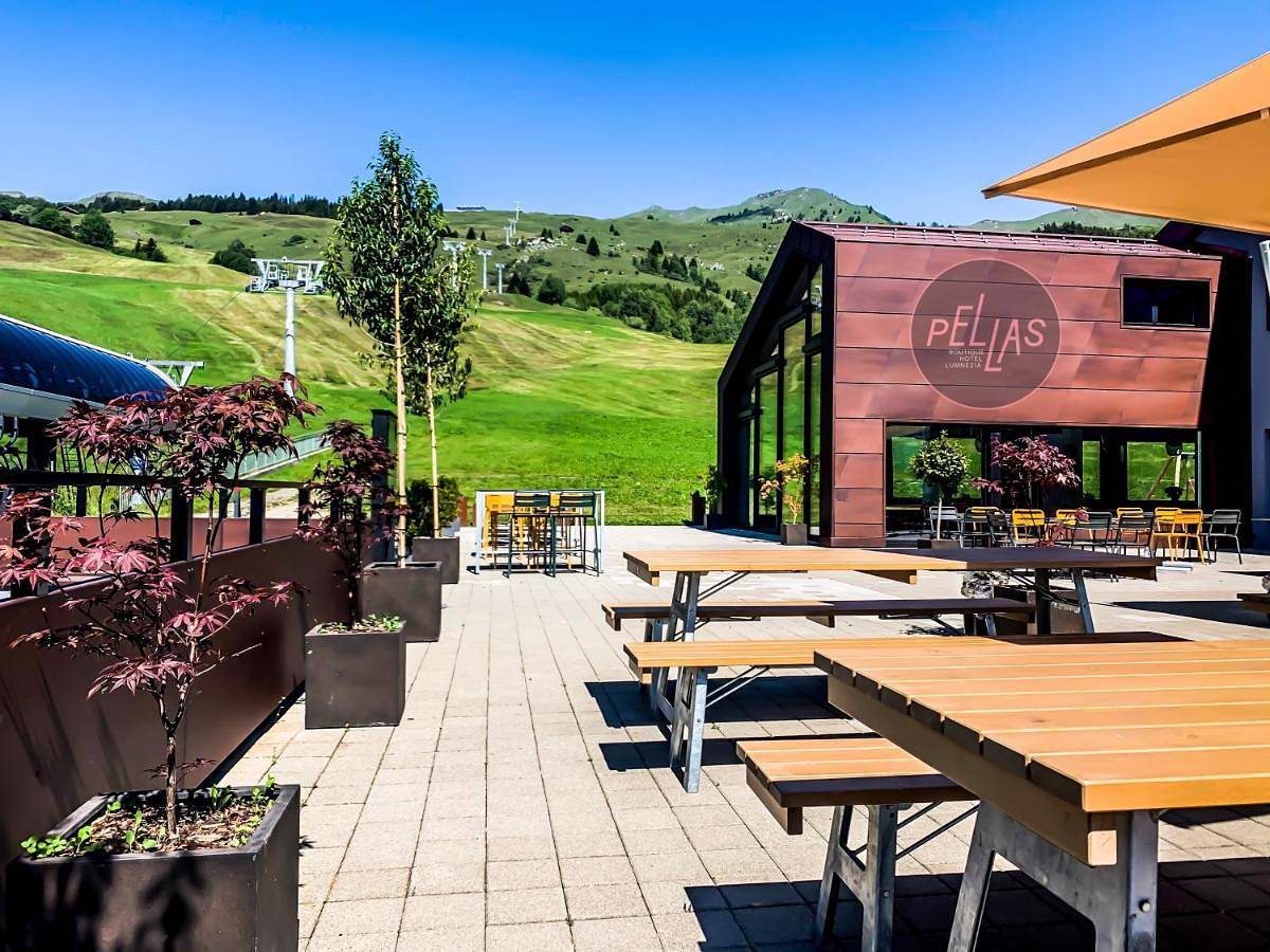 Boutique Hotel Pellas in Lumnezia, Alpenarena
