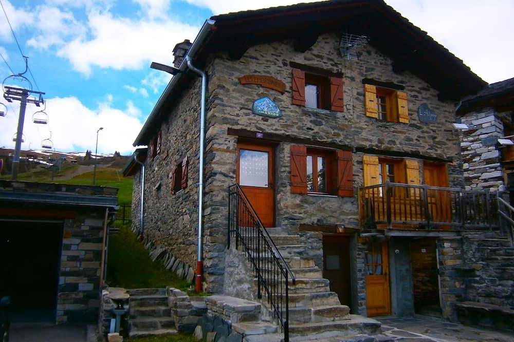 Authentic Savoyard chalet at the foot of the slopes in a French/Italian resort in La Rosière, Montvalezan