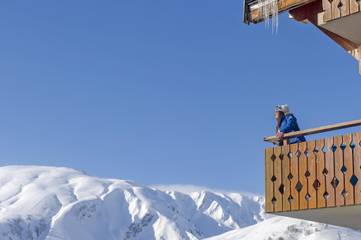 Gîte pour 6 personnes, avec balcon dans La Toussuire