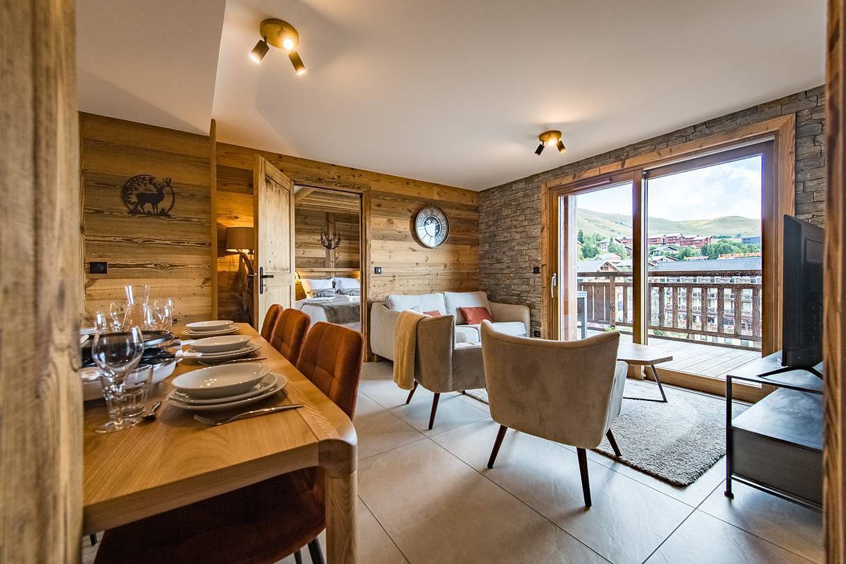 Appartement de vacances entier, Appartement 6 personnes dans une résidence neuve sur le front de neige in La Toussuire, Fontcouverte-la-Toussuire