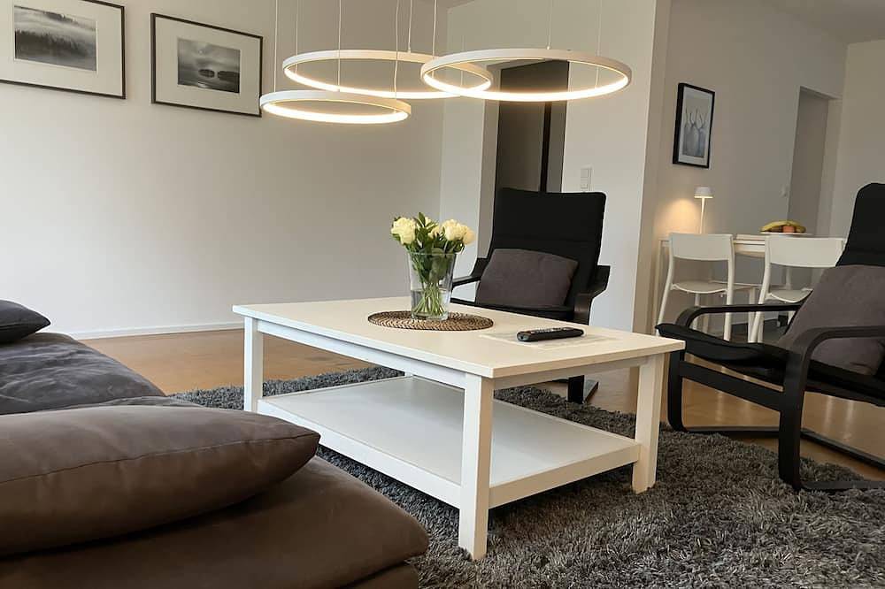 Ganze Wohnung, Ferienhaus, 100qm, Garten und Terrasse, 3 Schlafzimmer, max. 5 Personen in Bad Schönborn, Kraichgau