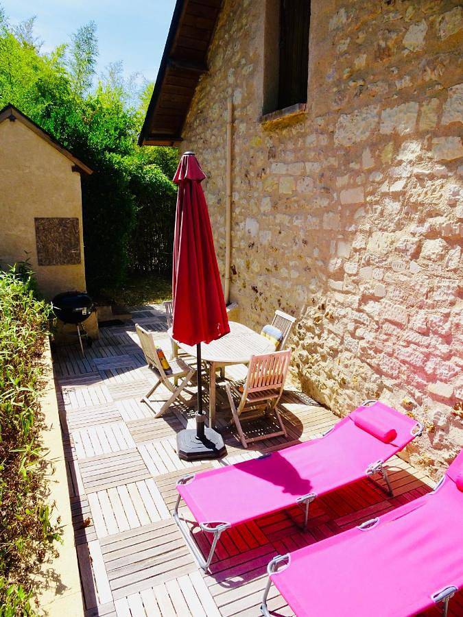 Location de vacances pour 2 personnes, avec Terrasse ainsi que Jardin et Vue à Ingrandes-de-Touraine