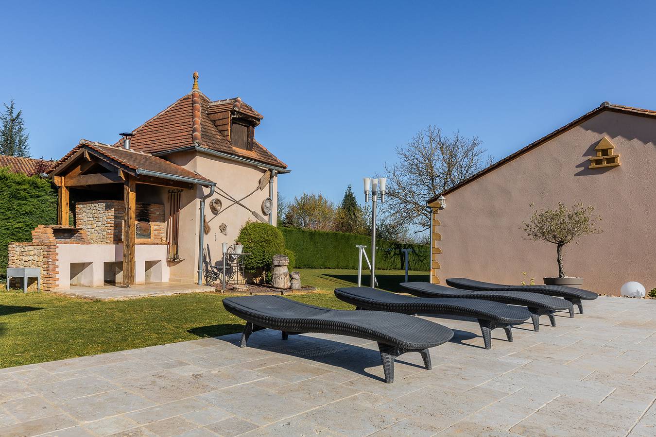 Terrace in Terrasson-Lavilledieu, Périgord Noir
